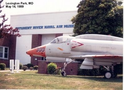 Patuxent River Naval Air Museum-building entrance image. Click for full size.