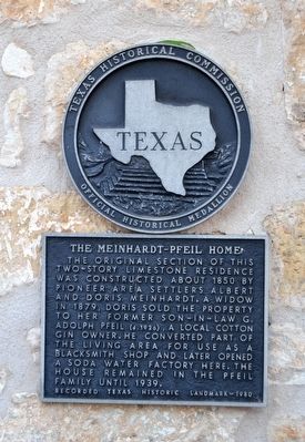 The Meinhardt-Pfeil Home Marker image. Click for full size.