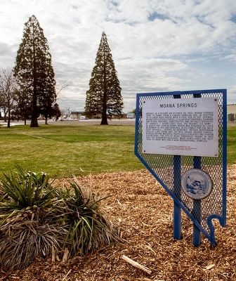 Moana Springs Marker image. Click for full size.