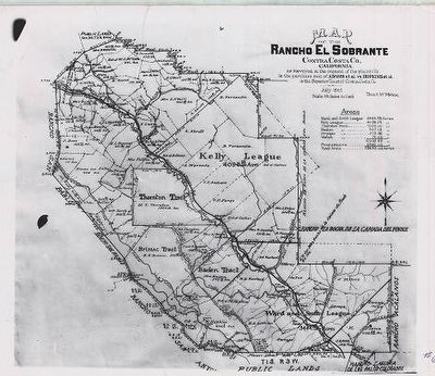 Rancho El Sobrante Map. Click for full size. Rancho El Sobrante Map image. Click for full size.