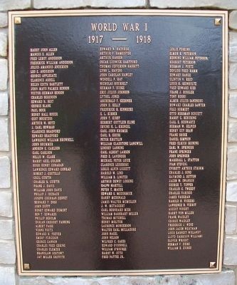 Kane County Veterans Memorial Honor Roll image. Click for full size.