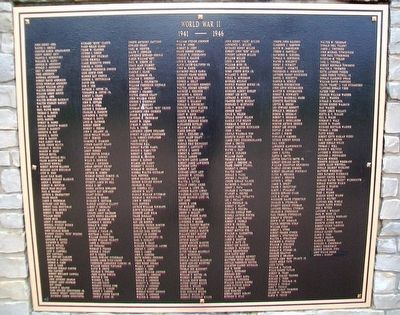 Kane County Veterans Memorial Honor Roll image. Click for full size.
