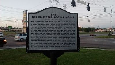The Baker-Peters-Rogers House Marker (side 2). Click for full size. The Baker-Peters-Rogers House Marker (side 2) image. Click for full size.