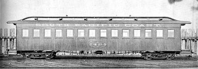 A typical Carter Brothers narrow gauge coach. image. Click for full size.