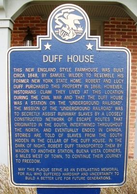 Duff House Marker. Click for full size. Duff House Marker image. Click for full size.