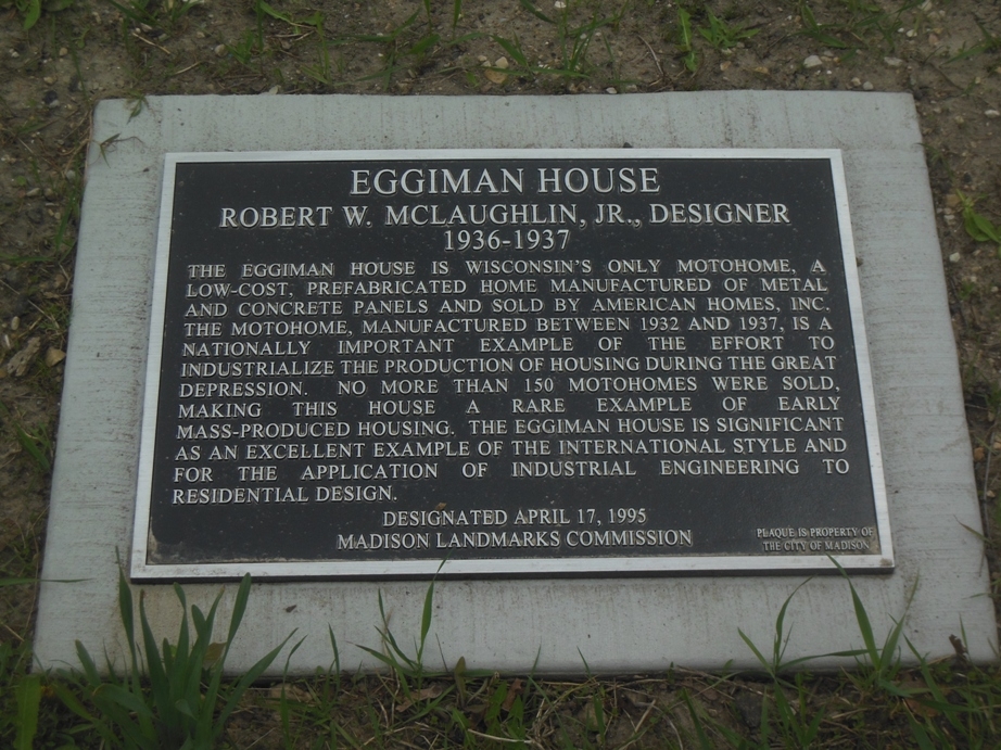 Eggiman House Marker