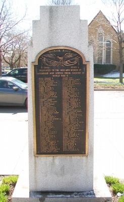 Sauganash Veterans Memorial (Side B) image. Click for full size.