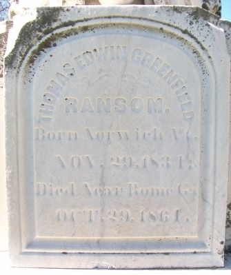 Thomas E. G. Ransom Monument image. Click for full size.