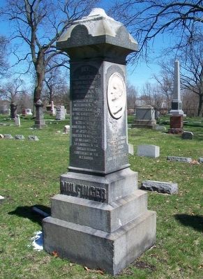 Reverend Georg L. Mulfinger Monument. Click for full size. Reverend Georg L. Mulfinger Monument image. Click for full size.