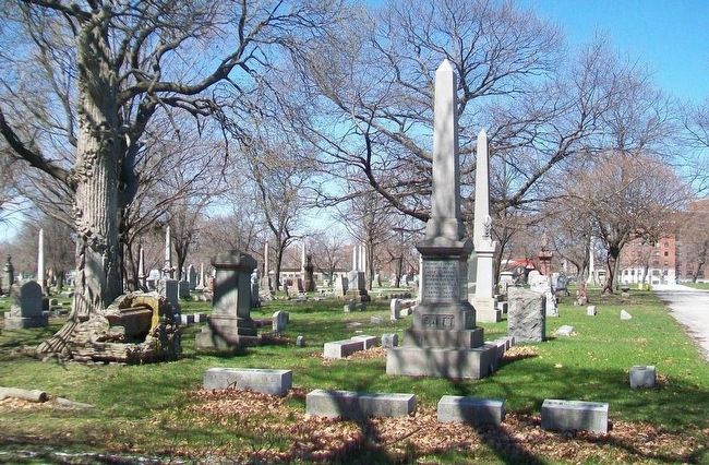 George S. Bangs Monument. Click for full size. George S. Bangs Monument image. Click for full size.