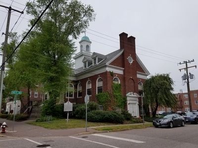 West Avenue Library and Marker image. Click for full size.