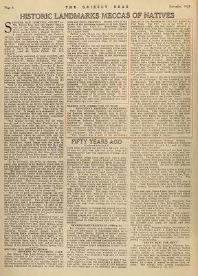 The Grizzly Bear - November 1928, p.6. Click for full size. The Grizzly Bear - November 1928, p.6 image. Click for full size.