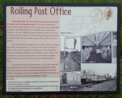 Rolling Post Office Marker image. Click for full size.