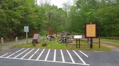 Tobacco Heritage Trail - Evans Creek Road Trailhead image. Click for full size.