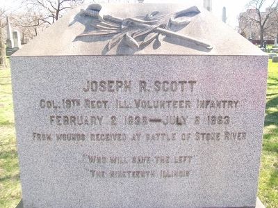 Joseph R. Scott Monument. Click for full size. Joseph R. Scott Monument image. Click for full size.