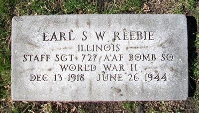 Earl Seymour Wharton Reebie Marker. Click for full size. Earl Seymour Wharton Reebie Marker image. Click for full size.