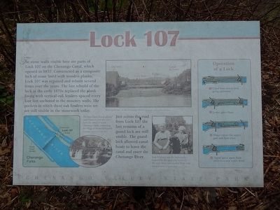 Lock 107 Marker image. Click for full size.