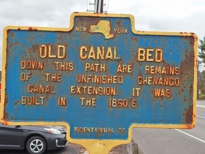 Old Canal Bed Marker image. Click for full size.