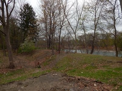 Old Canal Bed Marker. Click for full size. Old Canal Bed Marker image. Click for full size.