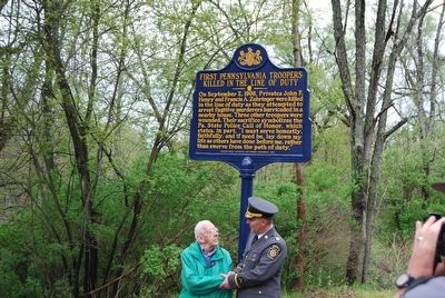 First Pennsylvania Troopers Killed in the Line of Duty Marker image. Click for full size.