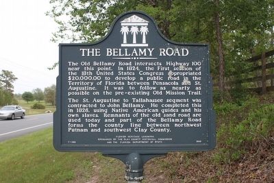 The Bellamy Road Marker image. Click for full size.