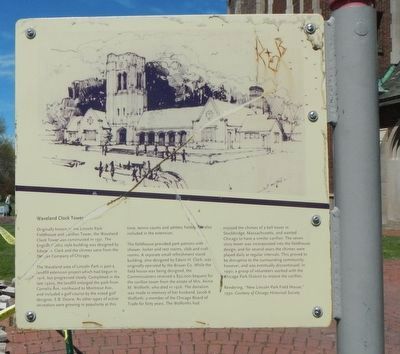 Waveland Clock Tower Marker. Click for full size. Waveland Clock Tower Marker image. Click for full size.