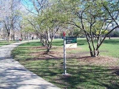 Melamerson Athletic Field Marker. Click for full size. Melamerson Athletic Field Marker image. Click for full size.