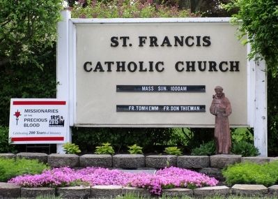 St. Francis Catholic Church Marker image. Click for full size.