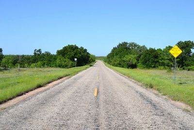 View to West on Farm-to-Market Road 2134. Click for full size. View to West on Farm-to-Market Road 2134 image. Click for full size.