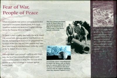 Fear of War, People of Peace Marker image. Click for full size.