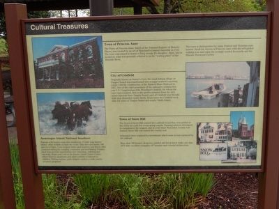 Cultural Treasures Marker image. Click for full size.