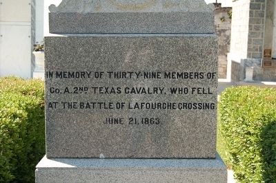 Our Confederate Dead Marker. Click for full size. Our Confederate Dead Marker image. Click for full size.