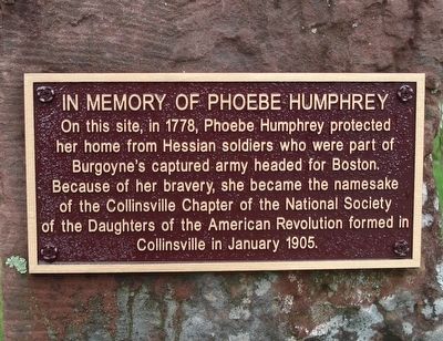 In Memory of Phoebe Humphrey Marker image. Click for full size.