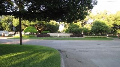 Hockaday School front gates. Click for full size. Hockaday School front gates image. Click for full size.