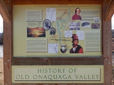 History of Old Onaquaga Valley Marker image. Click for full size.