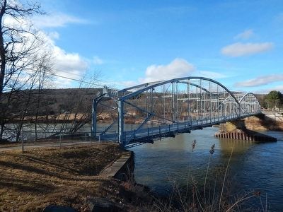 Ouaquaga Bridge Marker. Click for full size. Ouaquaga Bridge Marker image. Click for full size.