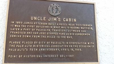Uncle Jim’s Cabin Marker image. Click for full size.