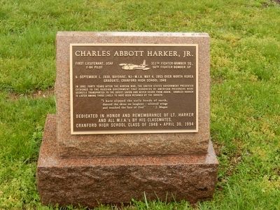 Charles Abbott Harker, Jr. Marker image. Click for full size.