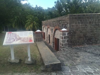 Guard House, Powder Magazine Marker. Click for full size. Guard House, Powder Magazine Marker image. Click for full size.