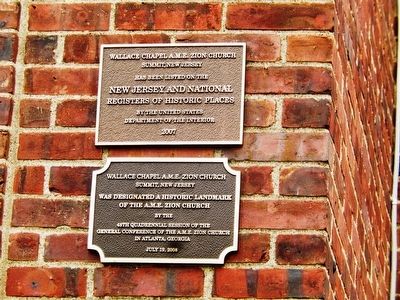 Wallace Chapel A.M.E. Zion Church Marker. Click for full size. Wallace Chapel A.M.E. Zion Church Marker image. Click for full size.
