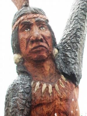 American Indian - Potawatomi Tribe Eagle Dancer Detail image. Click for full size.