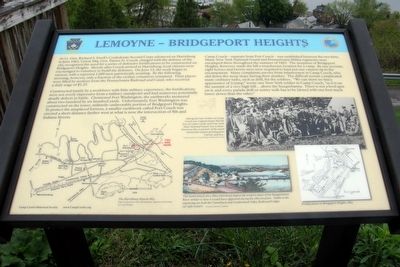 Lemoyne - Bridgeport Heights Marker image. Click for full size.
