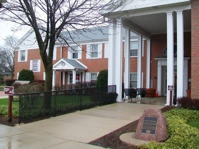 The American Legion Memorial Building and Marker. Click for full size. The American Legion Memorial Building and Marker image. Click for full size.