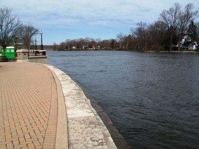 West Dundee Riverwalk Along Fox River image. Click for full size.