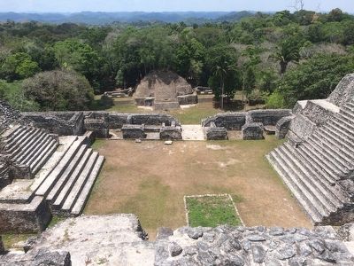 The view south from the top of Caana at Caracol's Group B image. Click for full size.