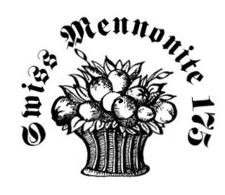 Site of the First Swiss Mennonite Church Marker. Click for full size. Site of the First Swiss Mennonite Church Marker image. Click for full size.