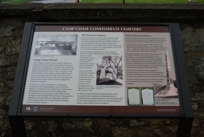 Camp Chase Confederate Cemetery Marker image. Click for full size.