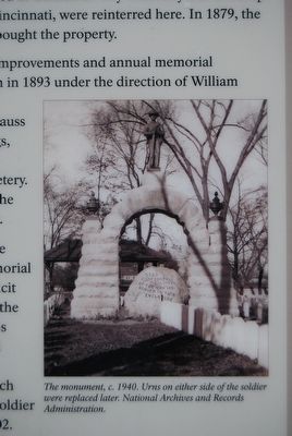 Camp Chase Confederate Cemetery Marker. Click for full size. Camp Chase Confederate Cemetery Marker image. Click for full size.