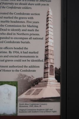 Camp Chase Confederate Cemetery Marker. Click for full size. Camp Chase Confederate Cemetery Marker image. Click for full size.
