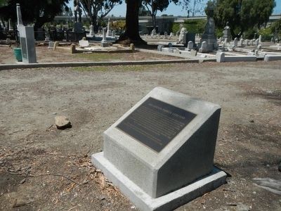 San Lorenzo Pioneer Cemetery Marker image. Click for full size.